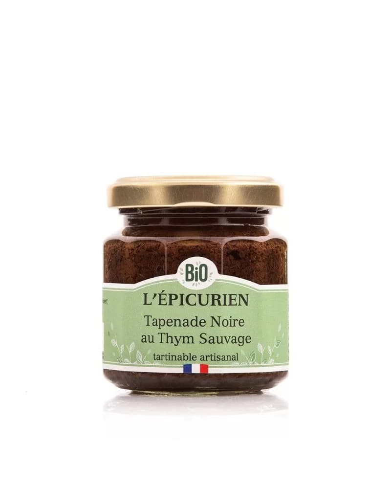 Tapenade Noire au Thym Sauvage bio