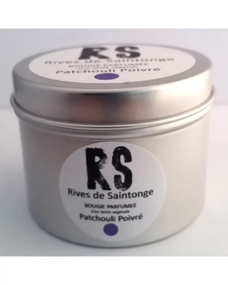 Bougie parfumée naturelle Patchouli Poivré