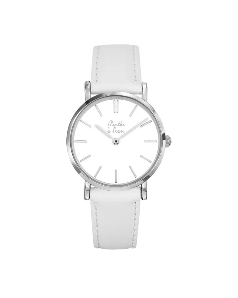 La Véritable cuir blanc fond blanc