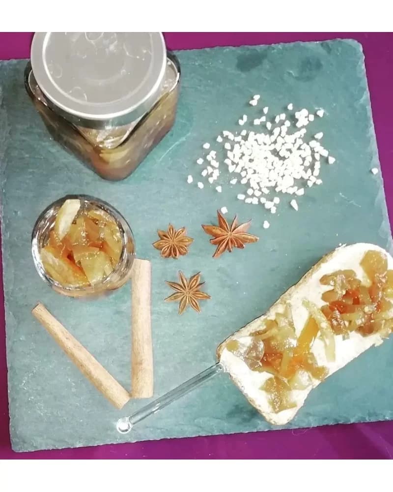 Confiture Aubergines Pêches