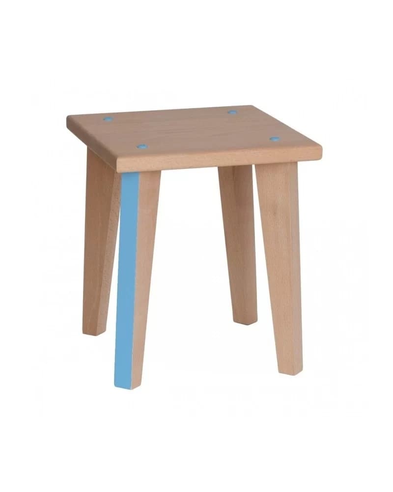 Tabouret Point Virgule Bleu verditer
