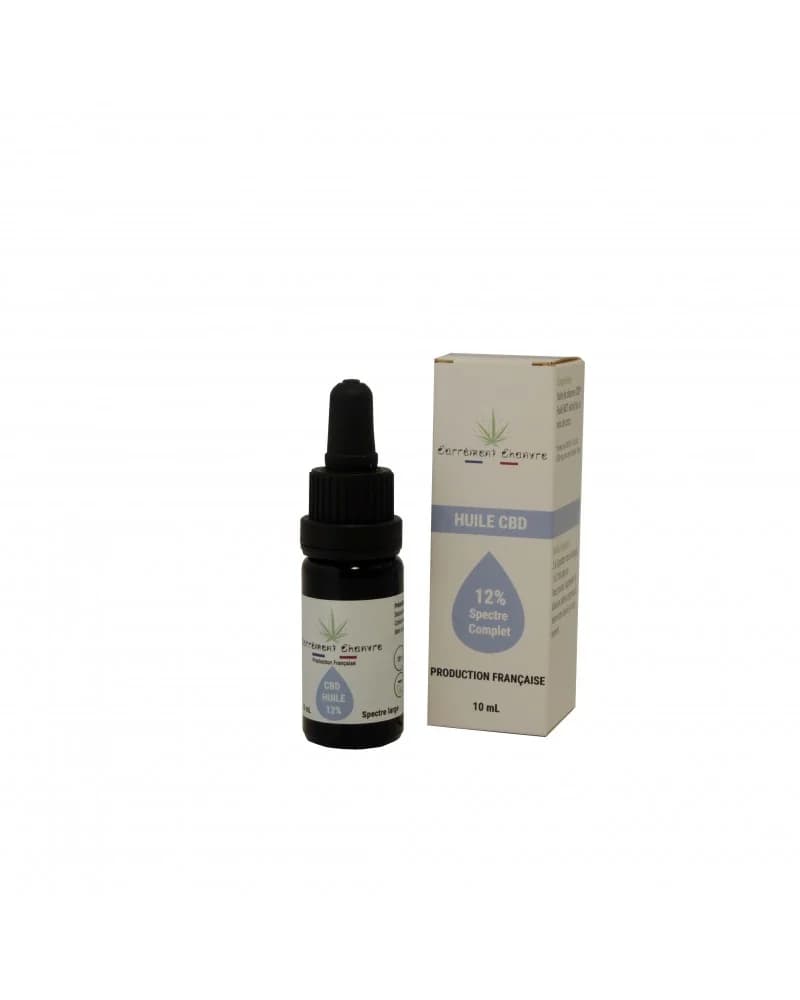 Huile CBD 12 % - Spectre complet