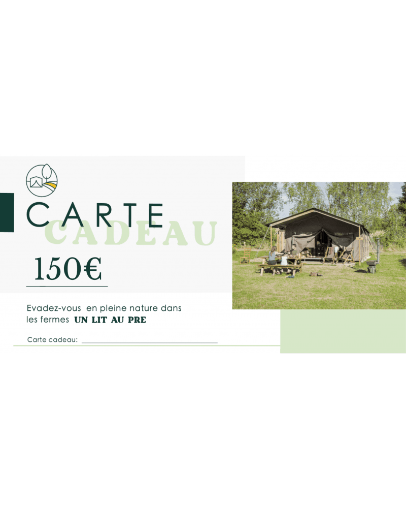 Carte cadeau pour les aventuriers