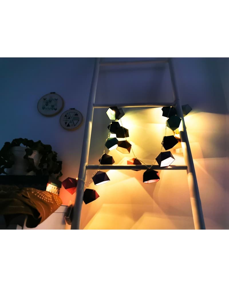 guirlande lumineuse Origami ARC EN CIEL