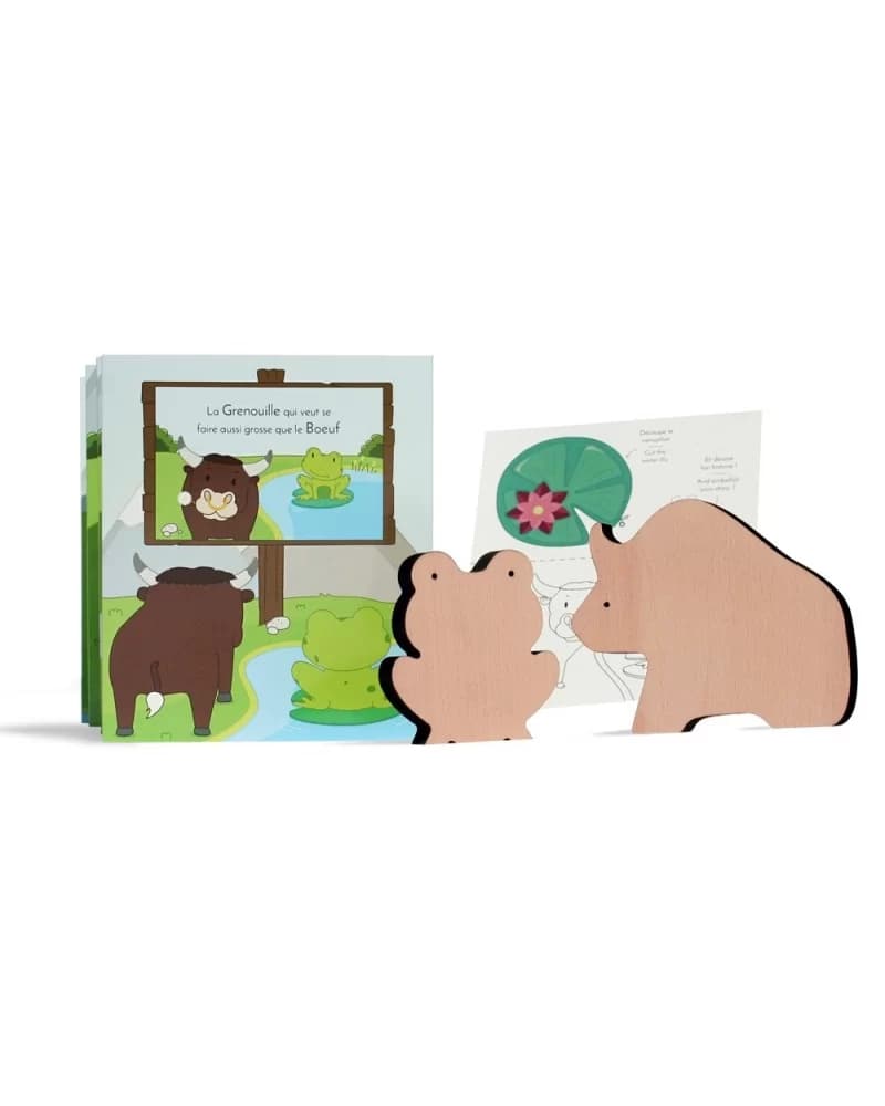 Fable animée La Grenouille et le Boeuf