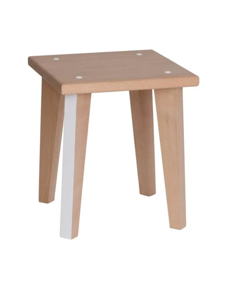 Tabouret Elémentaire Blanc loft