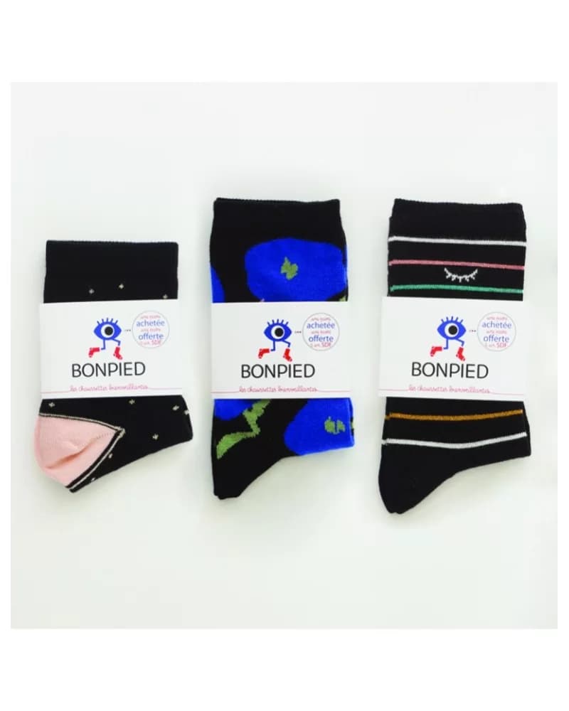 Pack Chaussettes Claudine, Alix & Sidonie