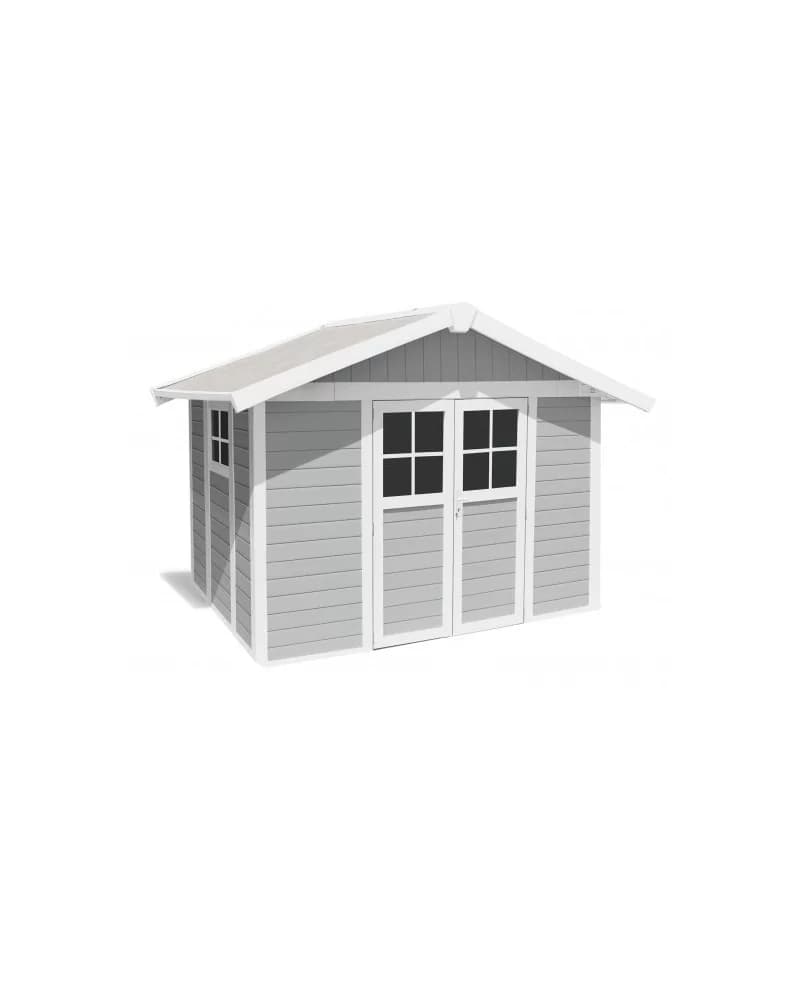 Abri De Jardin Déco 7,5 M² - Gris Clair