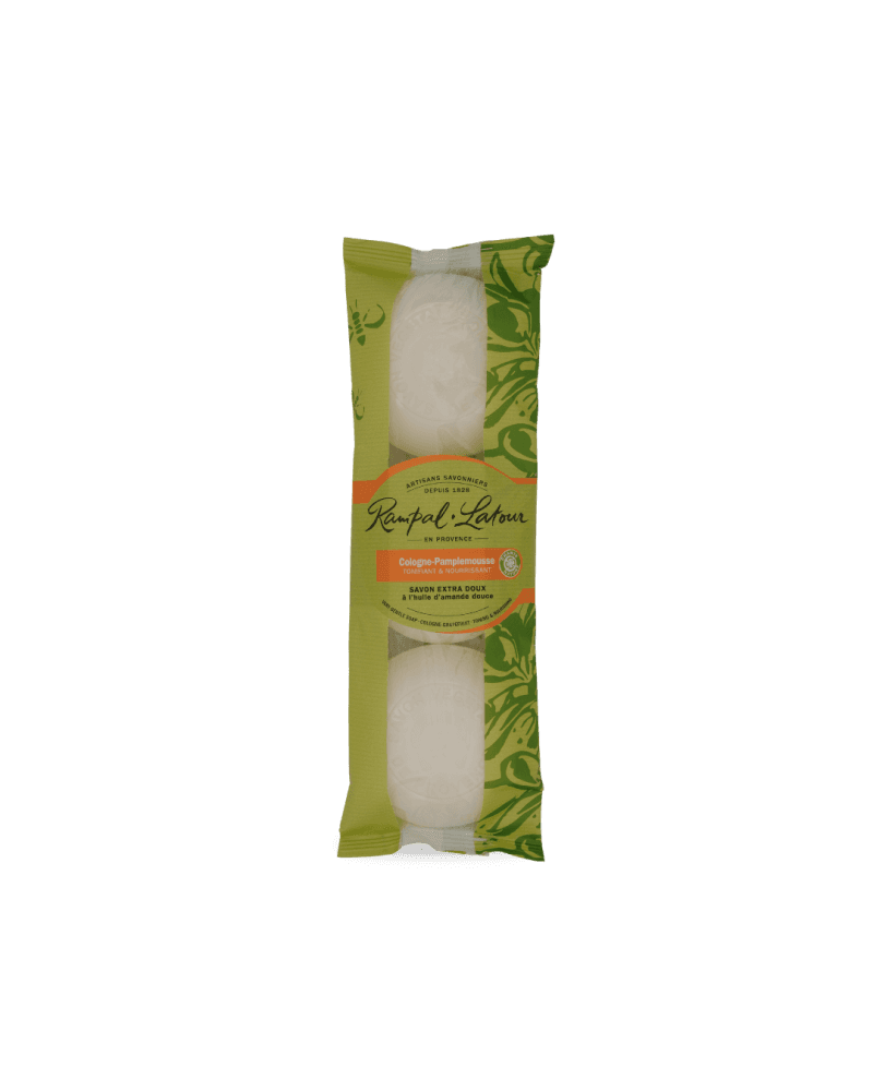 Savons surgras Cologne-Pamplemousse 3x150g