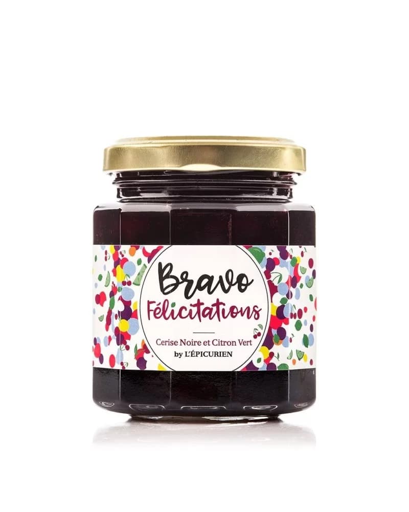 Confiture Cadeau Bravo Félicitations